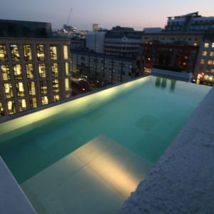 Rooftop Pool with Infinity Side & End