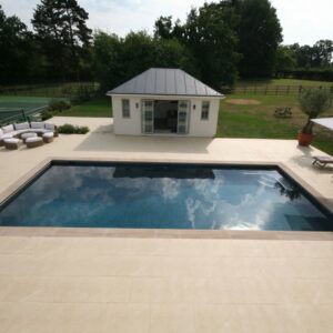 GOLD British Pool & Hot Tub Awards 2023 Residential Outdoor Concrete Pools Category 2