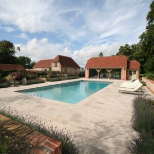 GOLD British Pool & Hot Tub Awards 2024 Residential Outdoor Concrete Pools Category 2