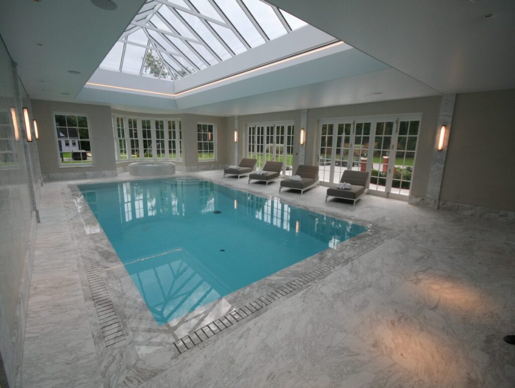 OVERALL WINNER & GOLD British Pool & Hot Tub Awards 2025 Residential Indoor Overflow Pools Under £200,000