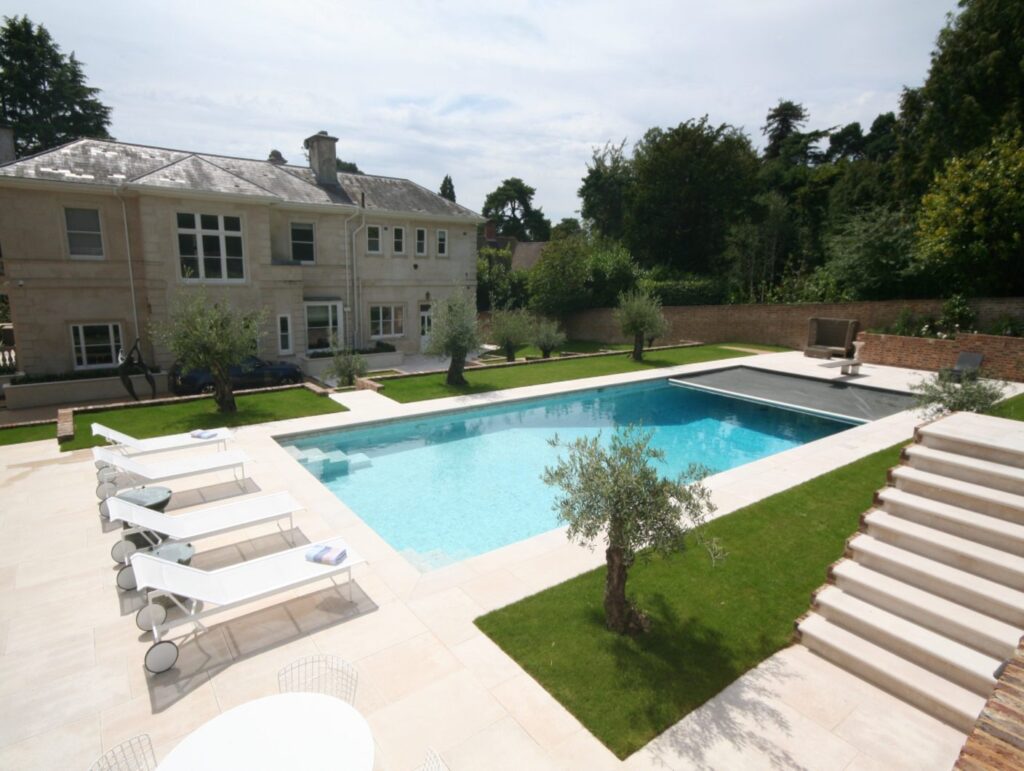 OVERALL WINNER British Pool & Hot Tub Awards 2024 Residential Outdoor Concrete Pools