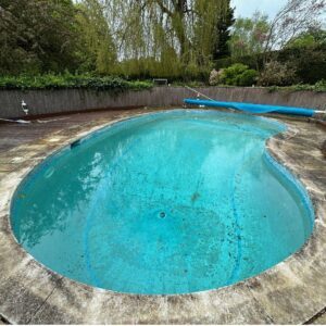 DATED & TRIRED POOL BEFORE AWARD WINNING REFURBISHMENT