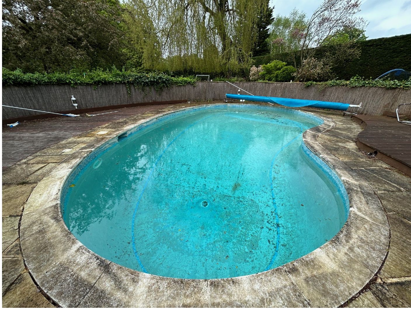 DATED & TRIRED POOL BEFORE AWARD WINNING REFURBISHMENT